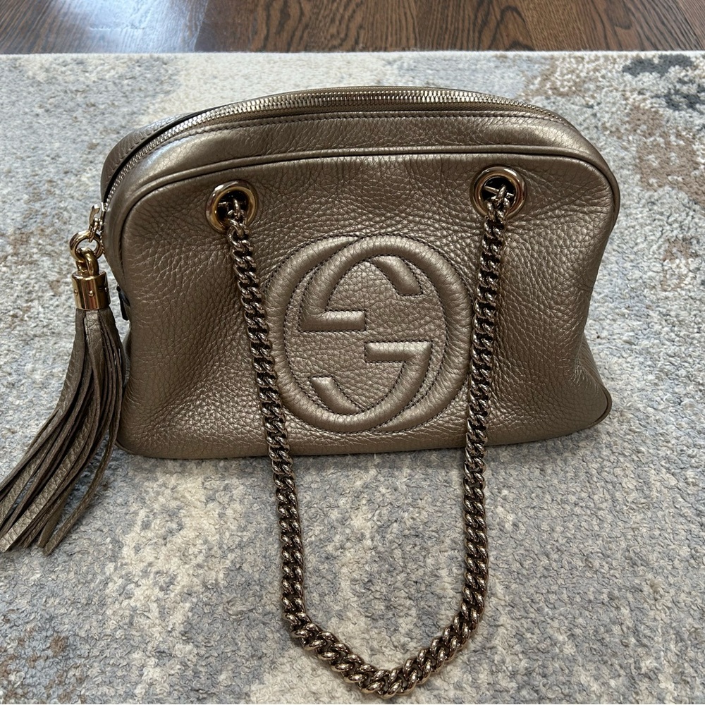 Gucci soho shoulder bag gold
